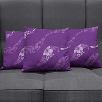 Aloha Hawaii Floral Tapa Pillow Cover Patchwork Violet - Polynesian Pride
