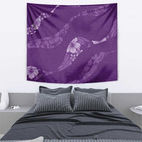 Aloha Hawaii Floral Tapa Tapestry Patchwork Violet - Polynesian Pride