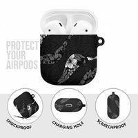 Aloha Hawaii Floral Tapa AirPods Case Patchwork Charcoal LT7 - Polynesian Pride