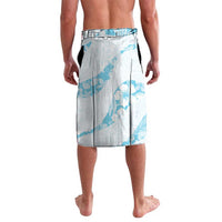 Aloha Hawaii Floral Tapa Lavalava Patchwork Turquoise - Polynesian Pride