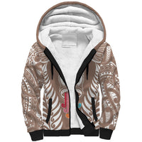 personalised-kia-kaha-te-reo-maori-sherpa-hoodie-hei-tiki-mix-koru-brown