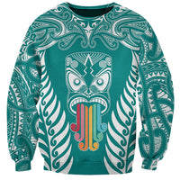 personalised-kia-kaha-te-reo-maori-sweatshirt-hei-tiki-mix-koru-teal