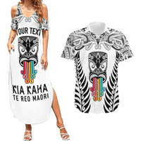 personalised-kia-kaha-te-reo-maori-couples-matching-summer-maxi-dress-and-hawaiian-shirt-hei-tiki-mix-koru-white