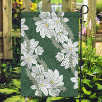 Ia Orana Tahiti Tiare Garden Flag Sage Green Lei - Polynesian Pride