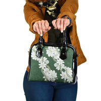 Ia Orana Tahiti Tiare Shoulder Handbag Sage Green Lei - Polynesian Pride