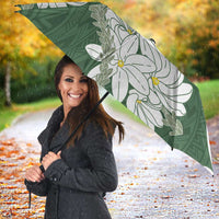 Ia Orana Tahiti Tiare Umbrella Sage Green Lei - Polynesian Pride