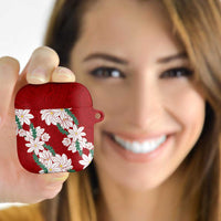 Ia Orana Tahiti Tiare AirPods Case Crimson Lei LT7 - Polynesian Pride