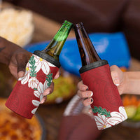 Ia Orana Tahiti Tiare 4 in 1 Can Cooler Tumbler Crimson Lei - Polynesian Pride