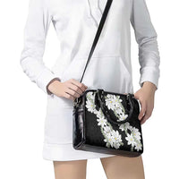 Ia Orana Tahiti Tiare Shoulder Handbag Black Lei - Polynesian Pride