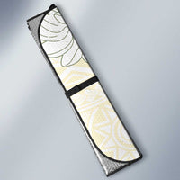 Ia Orana Tahiti Tiare Auto Sun Shade Lemon Yellow Lei - Polynesian Pride