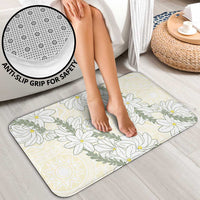 Ia Orana Tahiti Tiare Bathroom Set Lemon Yellow Lei - Polynesian Pride