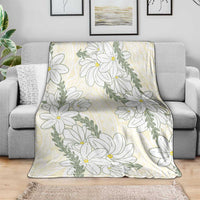 Ia Orana Tahiti Tiare Blanket Lemon Yellow Lei - Polynesian Pride