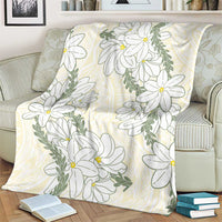 Ia Orana Tahiti Tiare Blanket Lemon Yellow Lei - Polynesian Pride