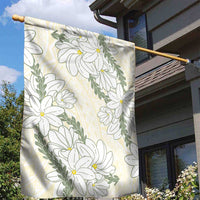 Ia Orana Tahiti Tiare Garden Flag Lemon Yellow Lei - Polynesian Pride