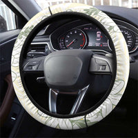 Ia Orana Tahiti Tiare Steering Wheel Cover Lemon Yellow Lei - Polynesian Pride