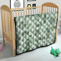 Hawaiian Quilt Tapa On Pastel Mint Palaka Motifs Quilt