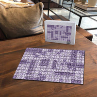 Hawaiian Quilt Tapa On Lilac Palaka Motifs Puzzle
