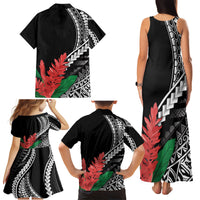 AAPI Heritage Month Family Matching Tank Maxi Dress and Hawaiian Shirt Samoa Teuila