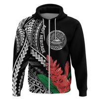 AAPI Heritage Month Hoodie Samoa Teuila LT7 Zip Hoodie Black - Polynesian Pride