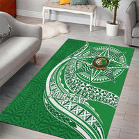 Tonga Liahona High School Personalized Area Rug Ngatu Tokelaufeletoa Motifs