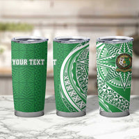 Tonga Liahona High School Personalized Tumbler Cup Ngatu Tokelaufeletoa Motifs LT7 - Polynesian Pride