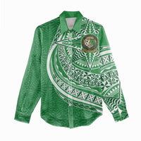 Tonga Liahona High School Personalized Women Casual Shirt Ngatu Tokelaufeletoa Motifs