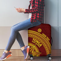 Tonga High School Luggage Cover THS Anniversary Ngatu Motif LT7 - Polynesian Pride