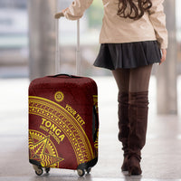 Tonga High School Luggage Cover THS Anniversary Ngatu Motif LT7 - Polynesian Pride
