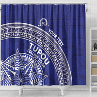 Tupou College Toloa Shower Curtain Ngatu Tapa Mix Style