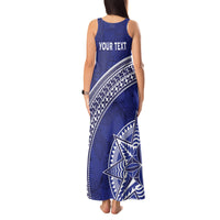 Tupou College Toloa Tank Maxi Dress Ngatu Tapa Mix Style