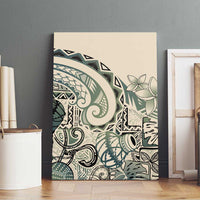 Aloha Hawaii Tapa Canvas Wall Art Summer Green Hawaiian Ipu - Polynesian Pride