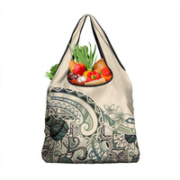 Aloha Hawaii Tapa Grocery Bag Summer Green Hawaiian Ipu - Polynesian Pride