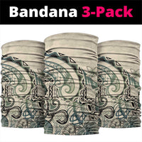 Aloha Hawaii Tapa Neck Gaiter Summer Green Hawaiian Ipu - Polynesian Pride