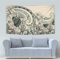 Aloha Hawaii Tapa Tapestry Summer Green Hawaiian Ipu - Polynesian Pride