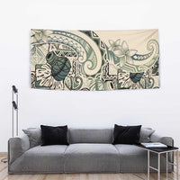 Aloha Hawaii Tapa Tapestry Summer Green Hawaiian Ipu - Polynesian Pride