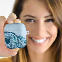 Aloha Hawaii Tapa AirPods Case Cool Turquoise Hawaiian Ipu LT7 Turquoise - Polynesian Pride