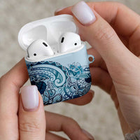 Aloha Hawaii Tapa AirPods Case Cool Turquoise Hawaiian Ipu LT7 - Polynesian Pride