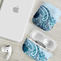 Aloha Hawaii Tapa AirPods Case Cool Turquoise Hawaiian Ipu LT7 - Polynesian Pride