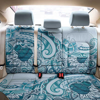Aloha Hawaii Tapa Back Car Seat Cover Cool Turquoise Hawaiian Ipu - Polynesian Pride