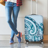 Aloha Hawaii Tapa Luggage Cover Cool Turquoise Hawaiian Ipu LT7 - Polynesian Pride