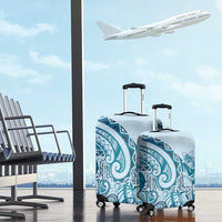 Aloha Hawaii Tapa Luggage Cover Cool Turquoise Hawaiian Ipu LT7 - Polynesian Pride