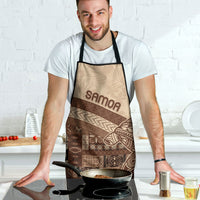 Samoa Mamanu Siapo Mocha Apron Tatau Malie