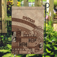 Samoa Mamanu Siapo Mocha Garden Flag Tatau Malie