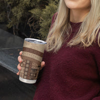 Samoa Mamanu Siapo Mocha Tumbler Cup Tatau Malie