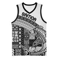 Samoa Mamanu Siapo Classic Black Basketball Jersey Tatau Malie