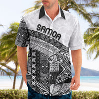 Samoa Mamanu Siapo Classic Black Hawaiian Shirt Tatau Malie