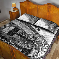 Samoa Mamanu Siapo Classic Black Quilt Bed Set Tatau Malie