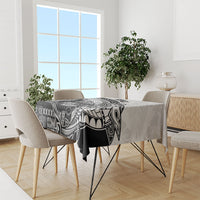 Samoa Mamanu Siapo Classic Black Tablecloth Tatau Malie
