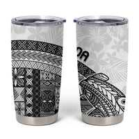 Samoa Mamanu Siapo Classic Black Tumbler Cup Tatau Malie
