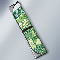 Samoa Mamanu Siapo Forest Green Auto Sun Shade Tatau Malie